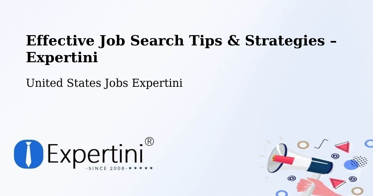 Job Search Tips & Strategies for Job Seekers – Hingham - Hingham, United States Jobs Expertini